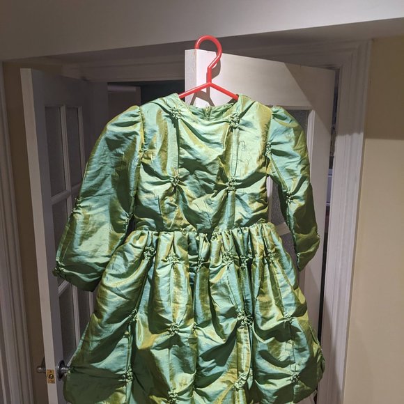 Green Children's Dress - Picture 5 of 6